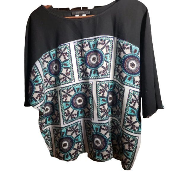 BCBG 3/4 sleeve top SZ M - Picture 2 of 8